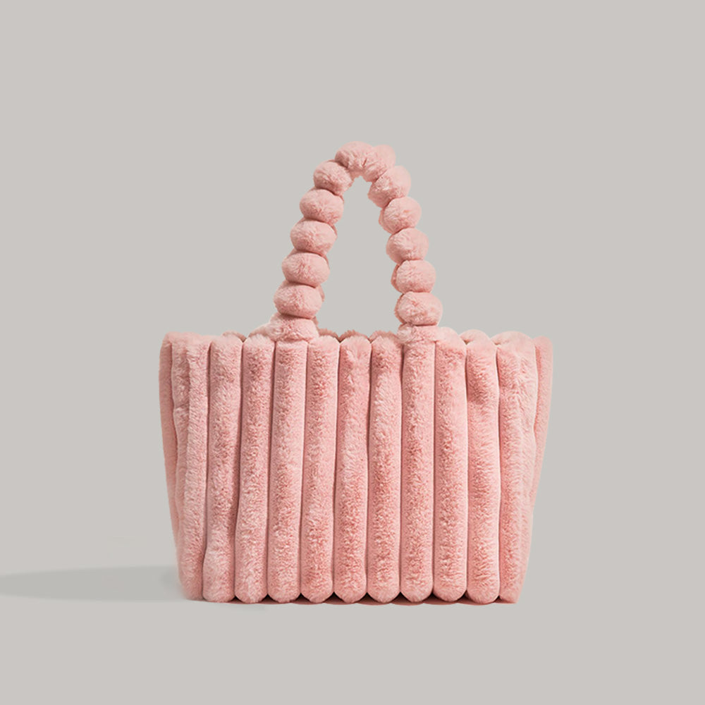 Levoire | Femme Sac fourre-tout en peluche Rose