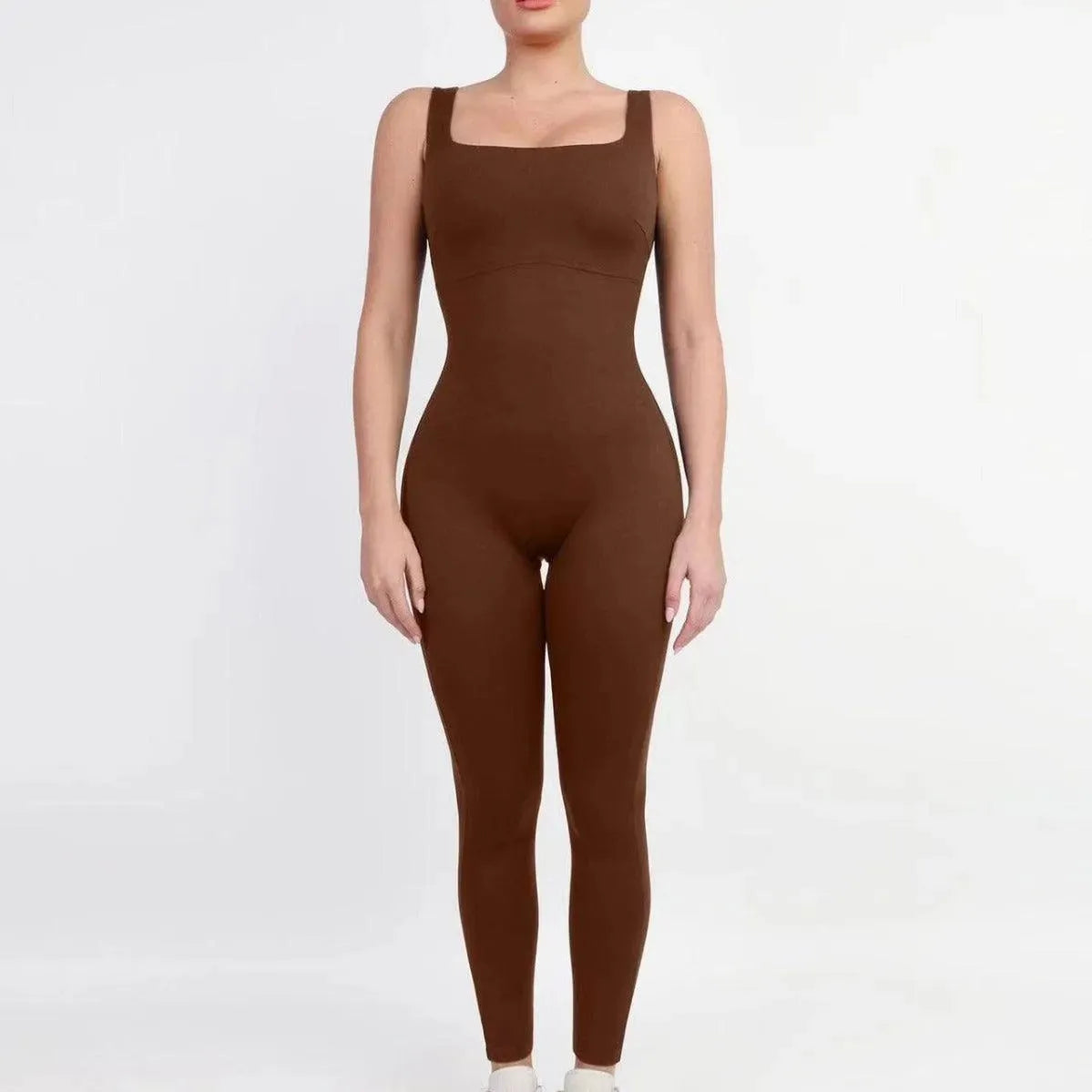 Levoire | Taitettu slim fit rembourré au niveau de la poitrine Braun