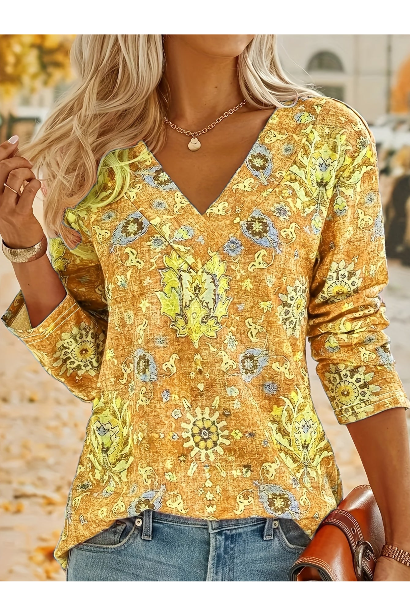 Levoire | Tops Manches Longues Femmes Printemps Jaune