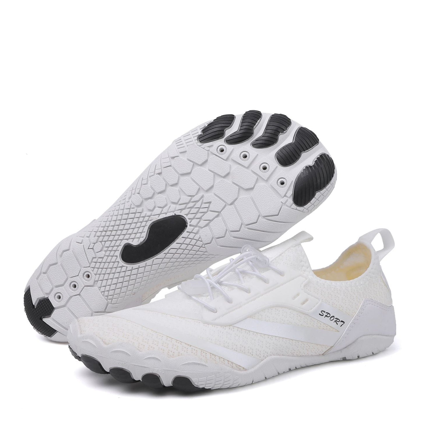 Levoire | Pro - Chaussures antidérapantes pour pieds nus Blanc