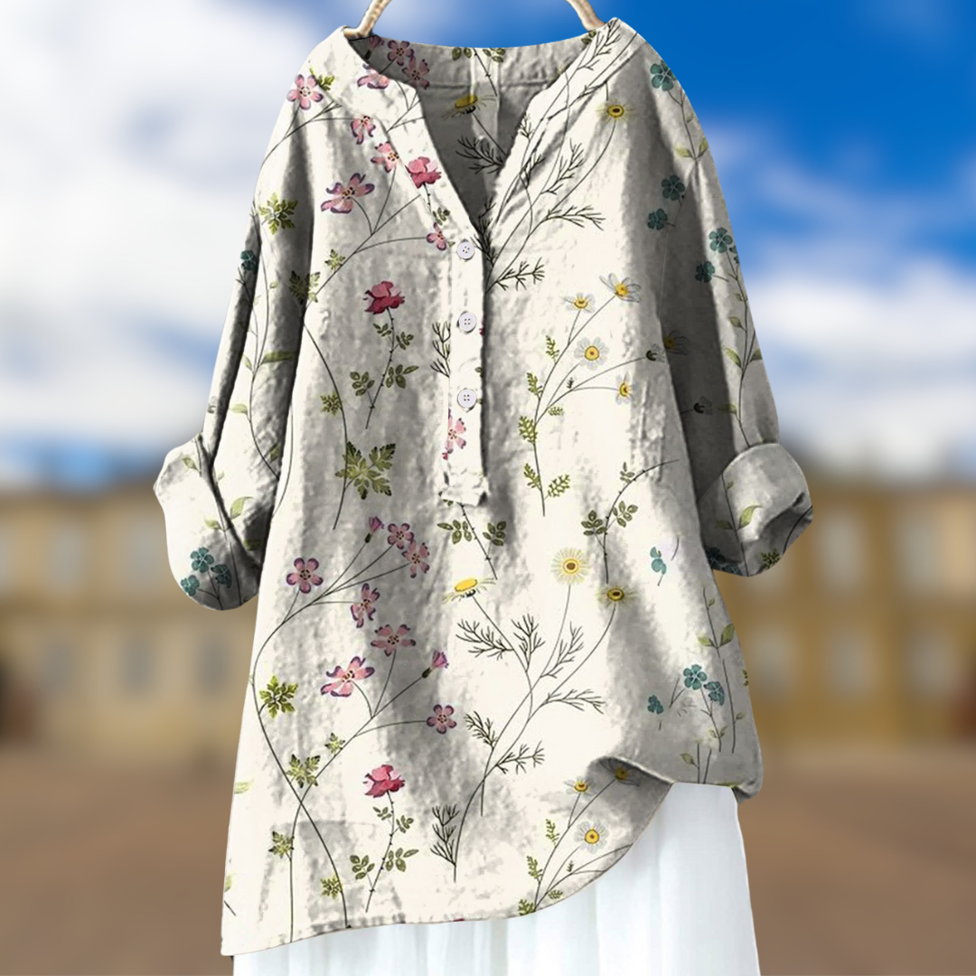 Levoire | Blouse femme à thème floral Motif 8