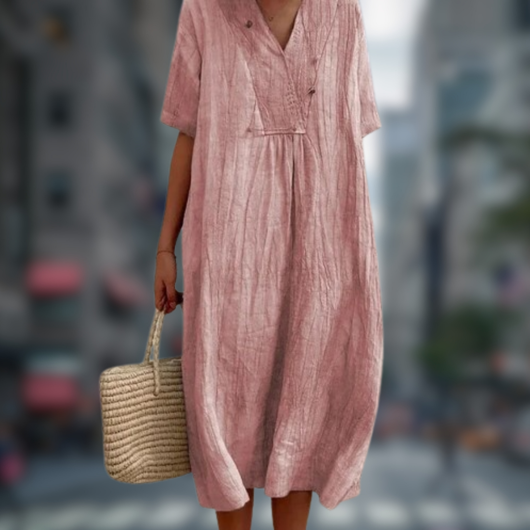 Levoire | Robe style Boho Rosa