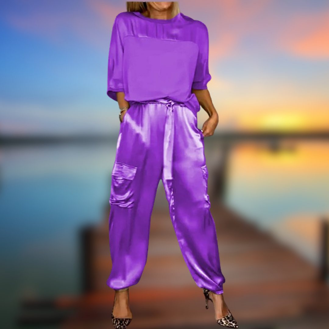 Levoire | Set décontracté effet satin Viola