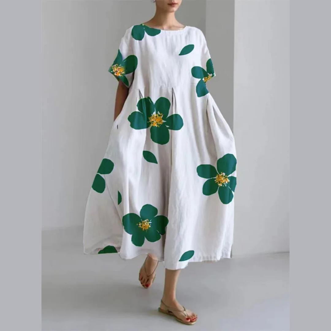 Levoire | Robe courte à motif floral LX77