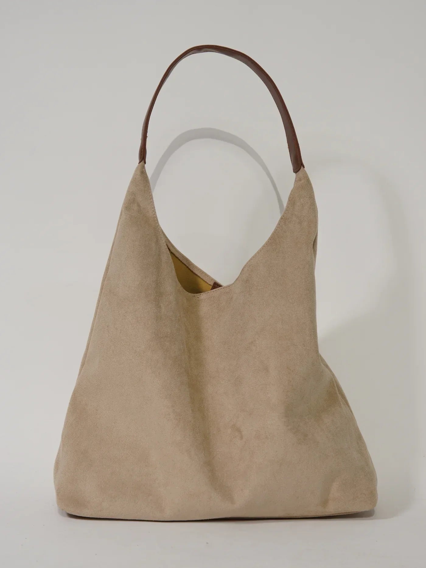 Levoire | Sac à bandoulière en daim doux Beige