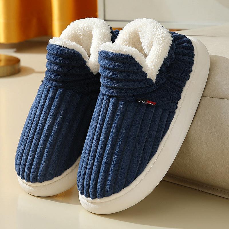 Levoire | Chaussons De Luxe D'Intérieur Bleu