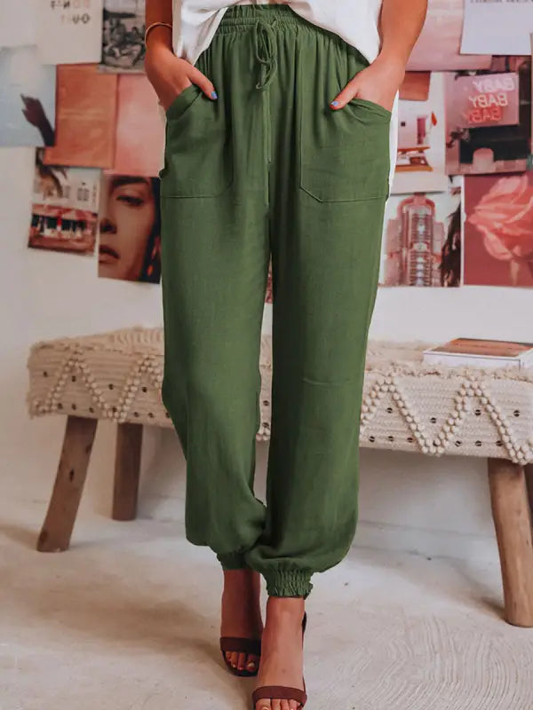 Levoire | Pantalons De Jogging Élégants Et Confortables Vert foncé