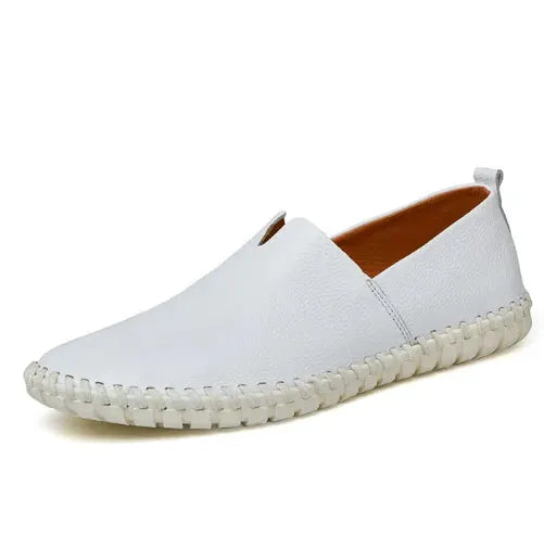 Levoire | Chaussures pour hommes en cuir souple Blanc