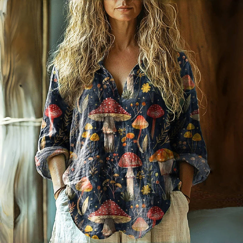 Levoire | À Imprimé Champignon Vintage