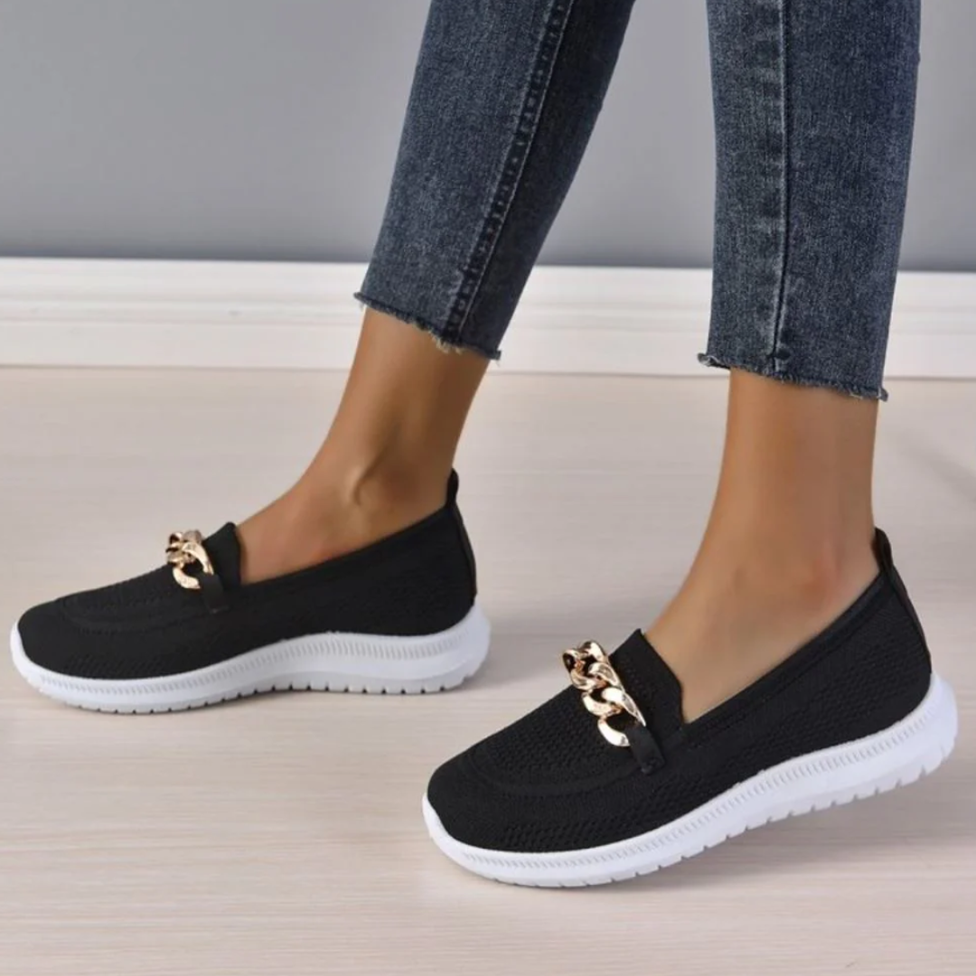 Levoire | Chaussures À Enfiler En Tricot Pour - Femmes - Confortable Noir
