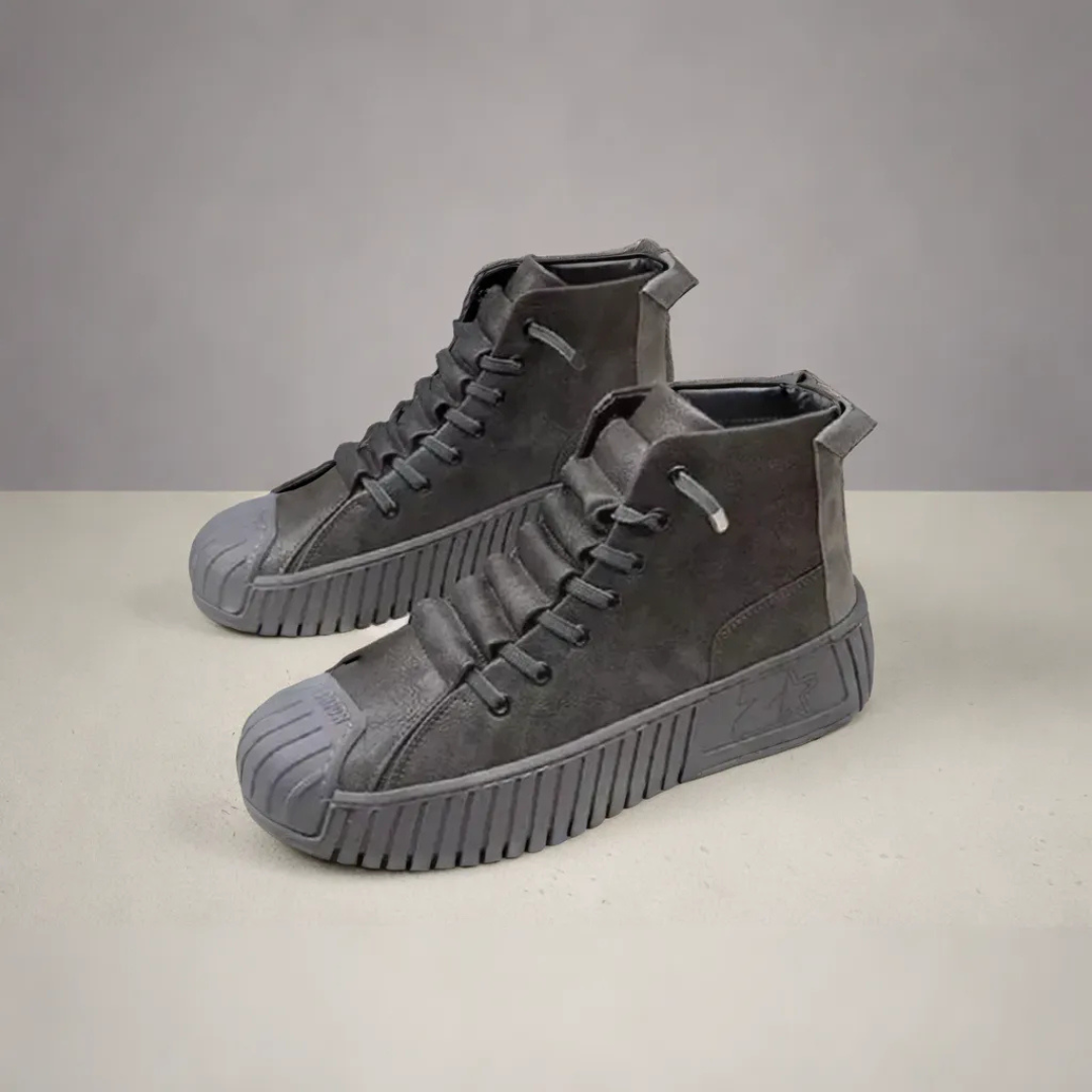 Levoire | Bottes Levoire | Hautes Confortable Pour - Hommes - À Lacets Gris