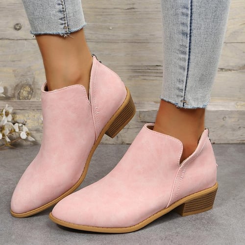 Levoire | Bottines Rutsjesikker Zippées Rosa