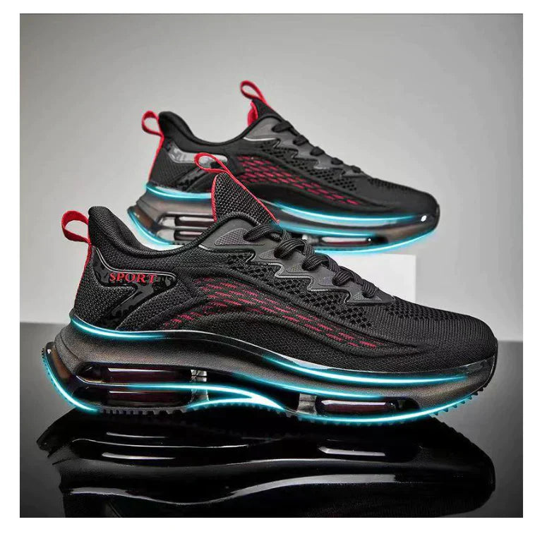 Levoire | Chaussures de sport respirantes avec double amorti aérien Rot