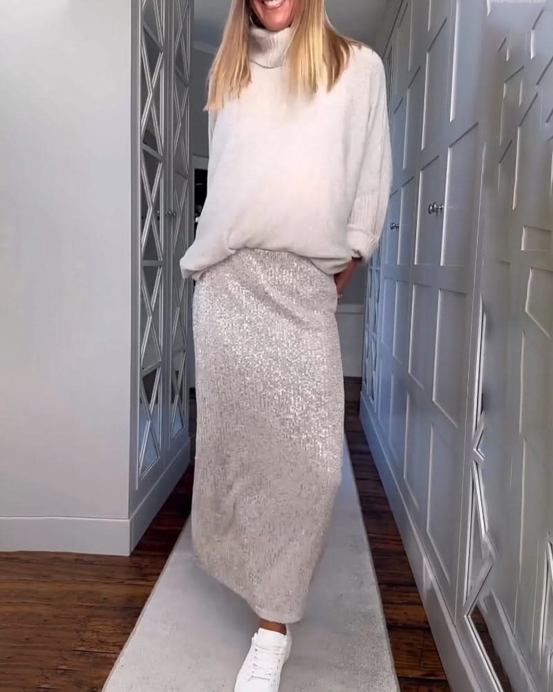 Levoire | Long Stylish Unmatched Beige