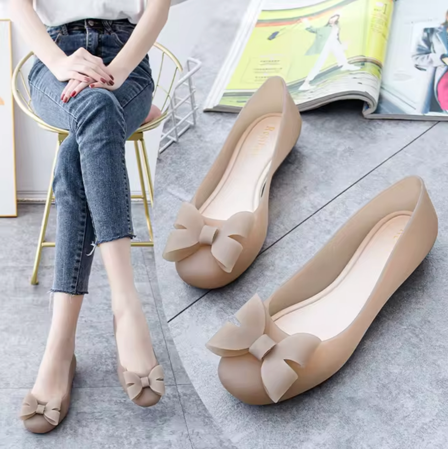 Levoire | Sneakers Avec Nœud Braun