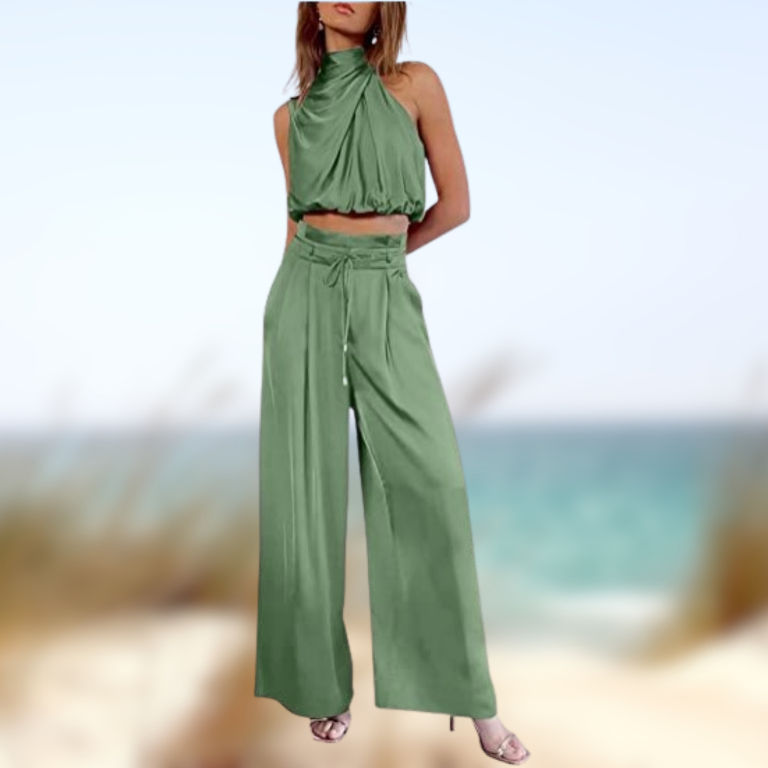 Levoire | Completo élégant sans manches Verde