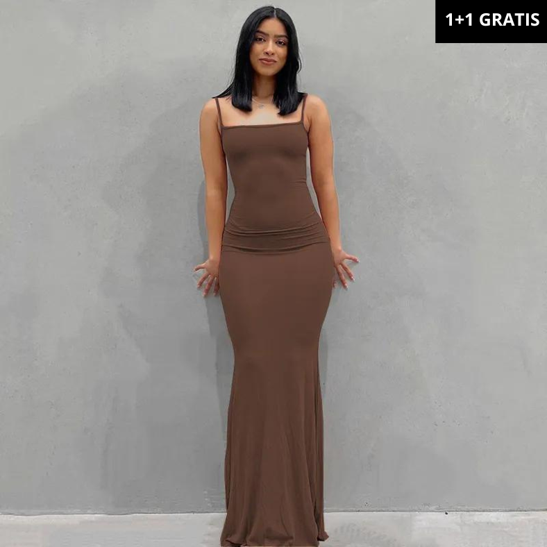 Levoire | Robe Intemporelle Avec Coupe Féminine brun