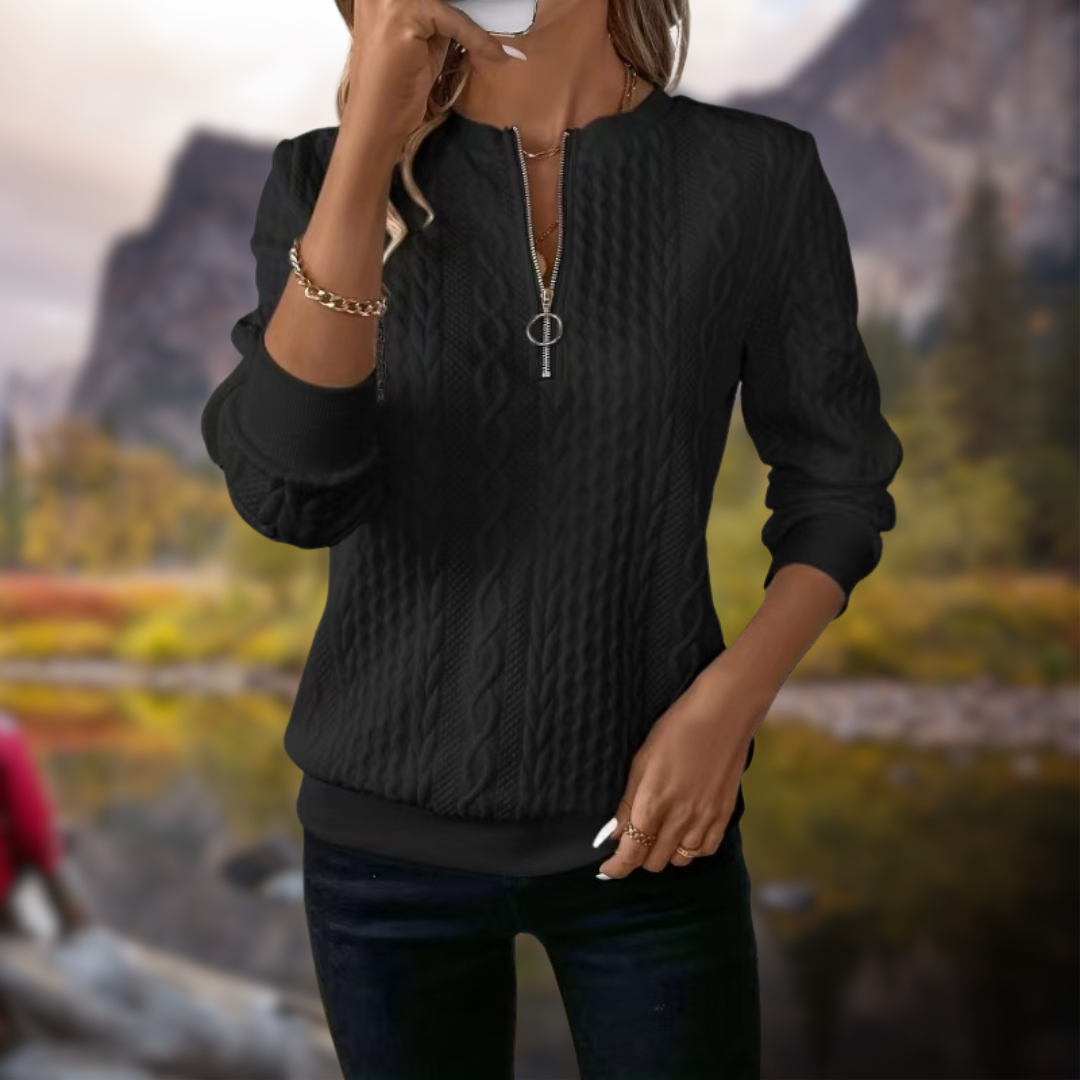 Levoire | Pull automnal élégant Nero