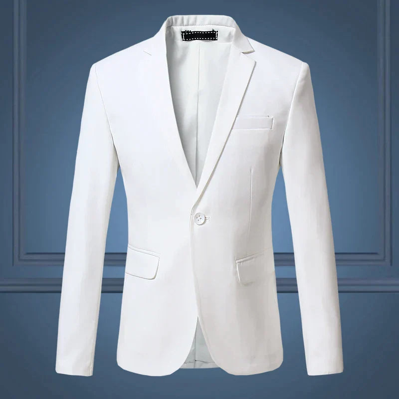 Levoire | Blazer élégant pour hommes Design classique et raffiné Blanc