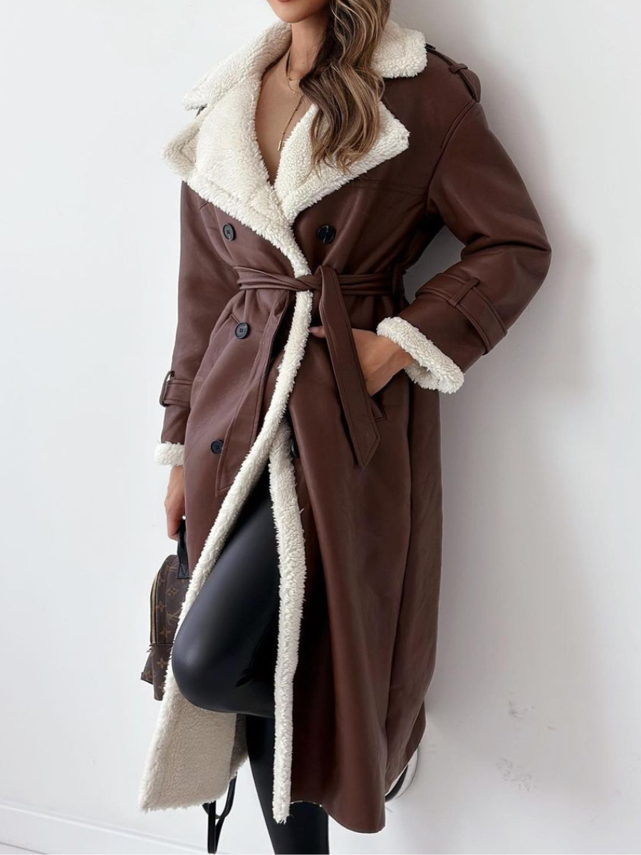 Levoire | Manteau général tailleur et élégant Marron