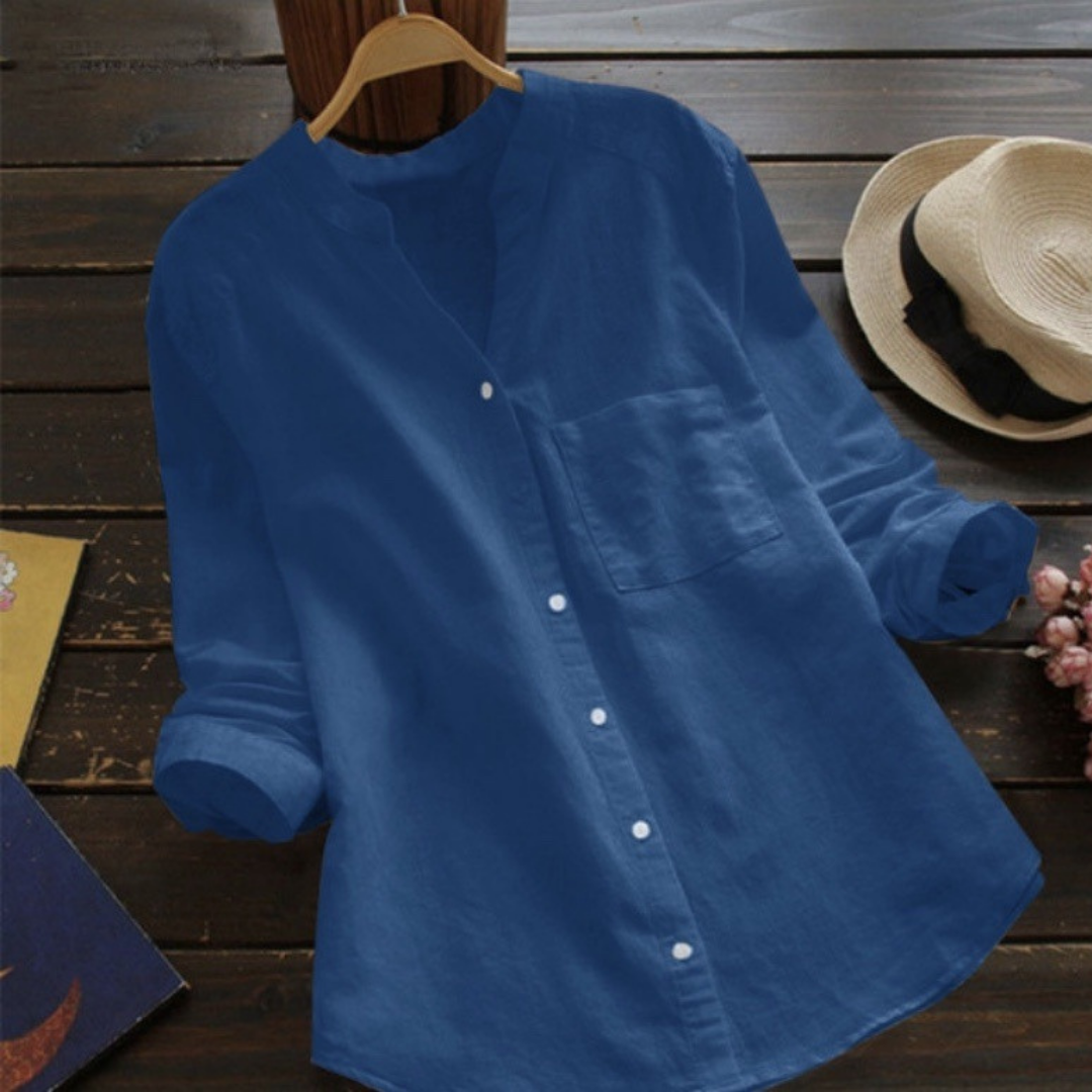 Levoire | Chemisier léger à manches longues Blu