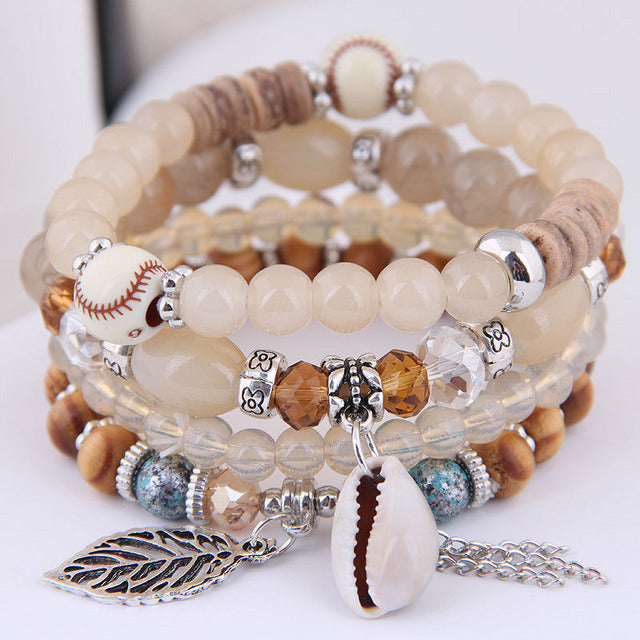 Levoire | Bracelet Coquillage Beige