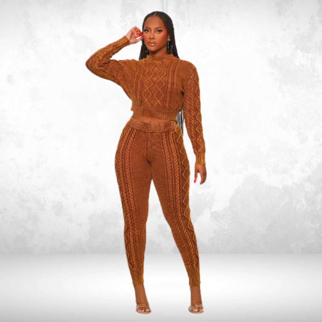 Levoire | Tricot Ensemble À Pull Deux Pièces Braun