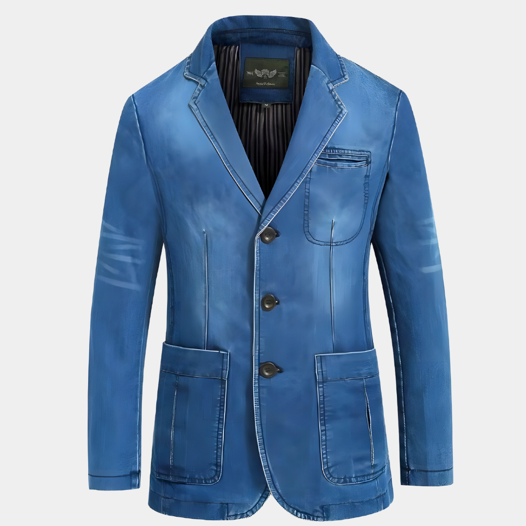 Levoire | Blazer En Jean Classique Bleu Clair