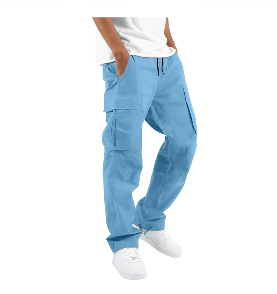 Levoire | Pantalons Cargo Häviö Fit Poches Bleu clair