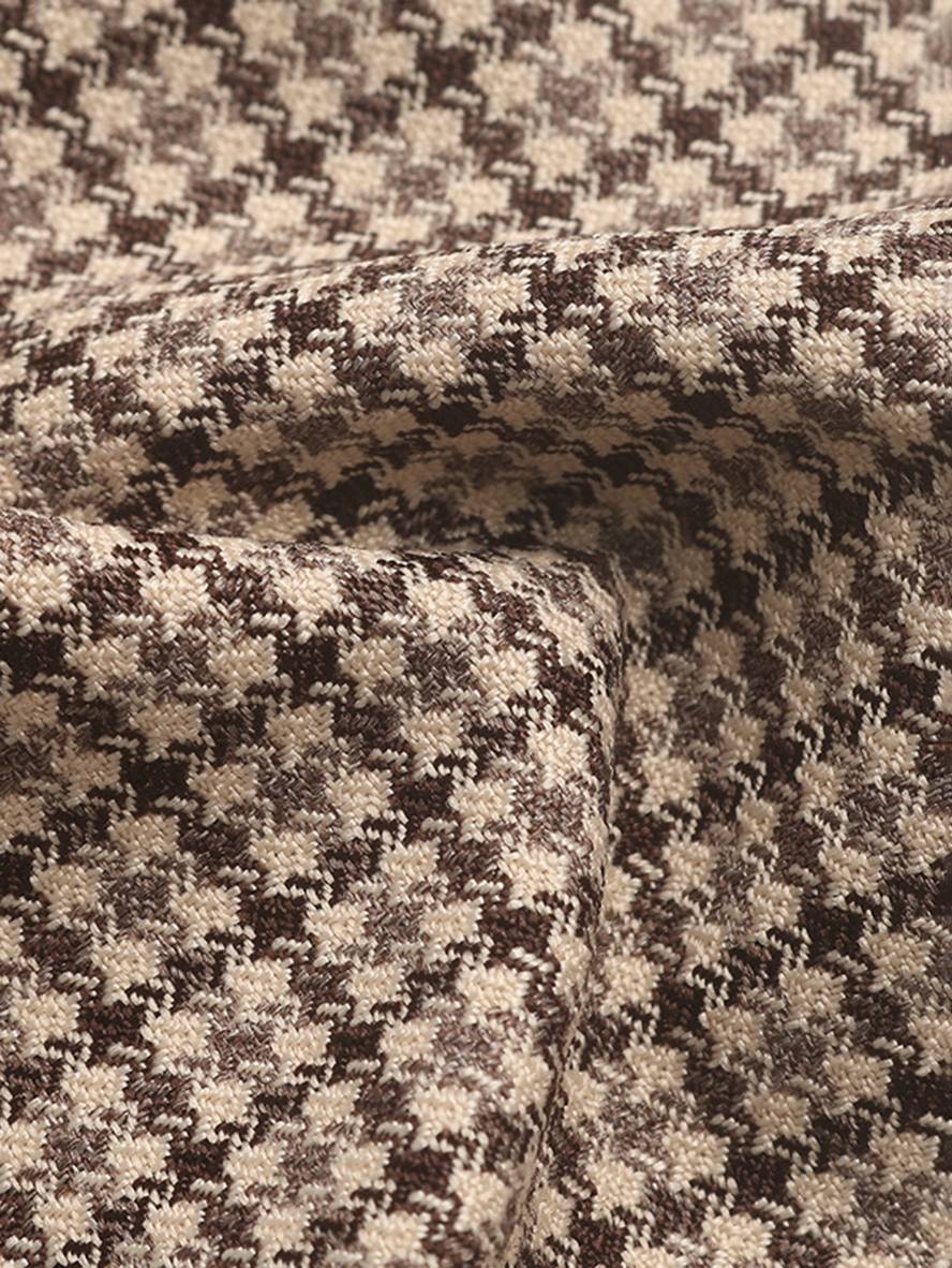 Levoire | Blazer À Motif Écossais Boutons Poches Manches Longues Femme Élégant Décontracté Veste