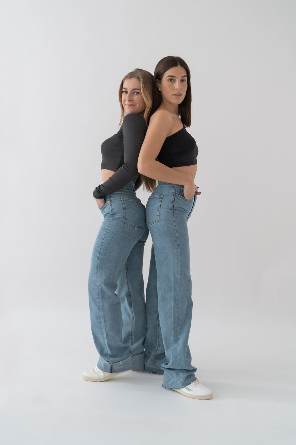 Levoire | Jeans à jambe large pour femme - Bleu