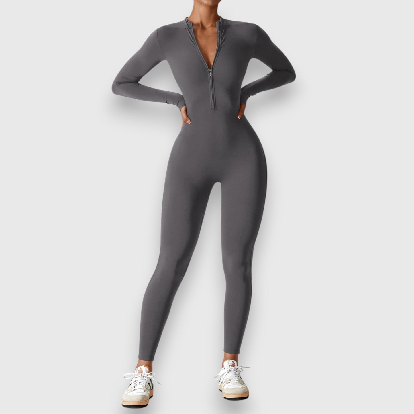 Levoire | Style Élégant Combinaison Longue Gris