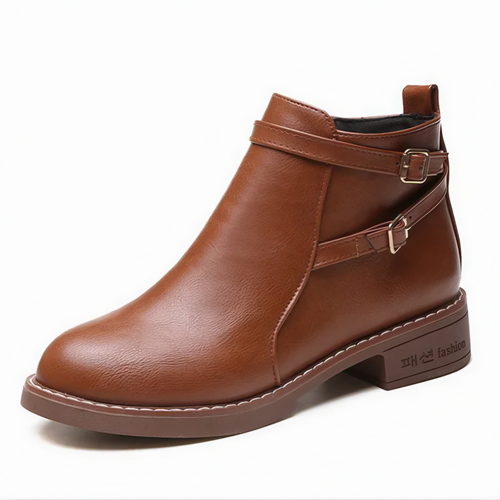 Levoire | Liukas Poches Latérales Zippées Boucles Bottines Lumière brune