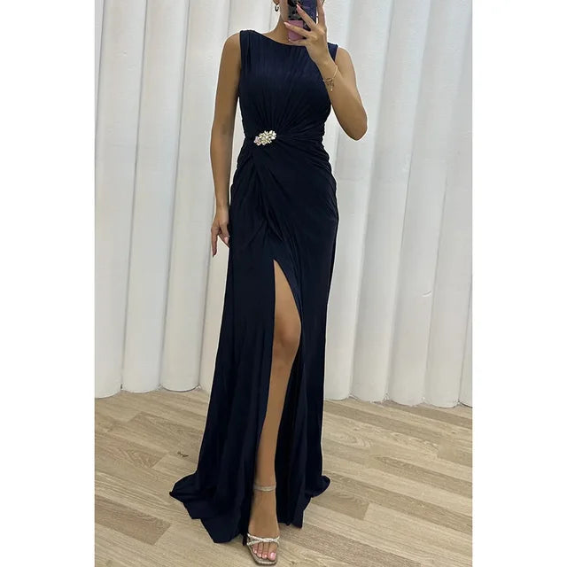 Levoire | Maxi-Robe De Soirée Marine