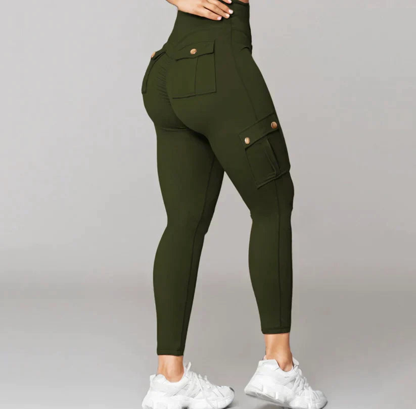 Levoire | Leggings Cargo Pour Femmes Vert