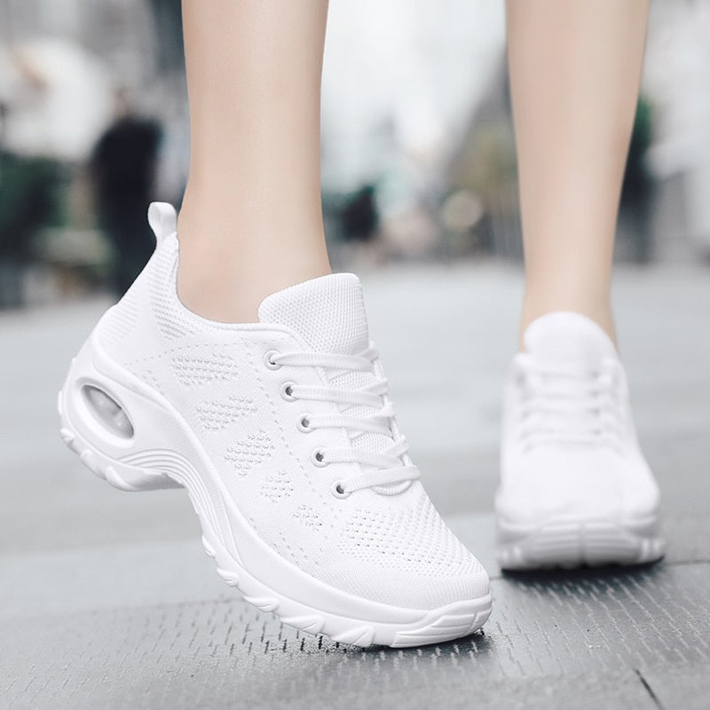 Levoire | Chaussures Tendance Pour Femmes Avec Semelle Ergonomique Pour Un Confort Maximal Blanc