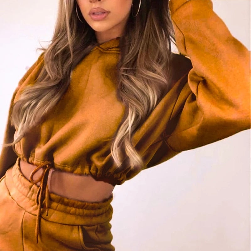 Levoire | Ensemble De Sport 2 Pièces Pour Femmes Marron