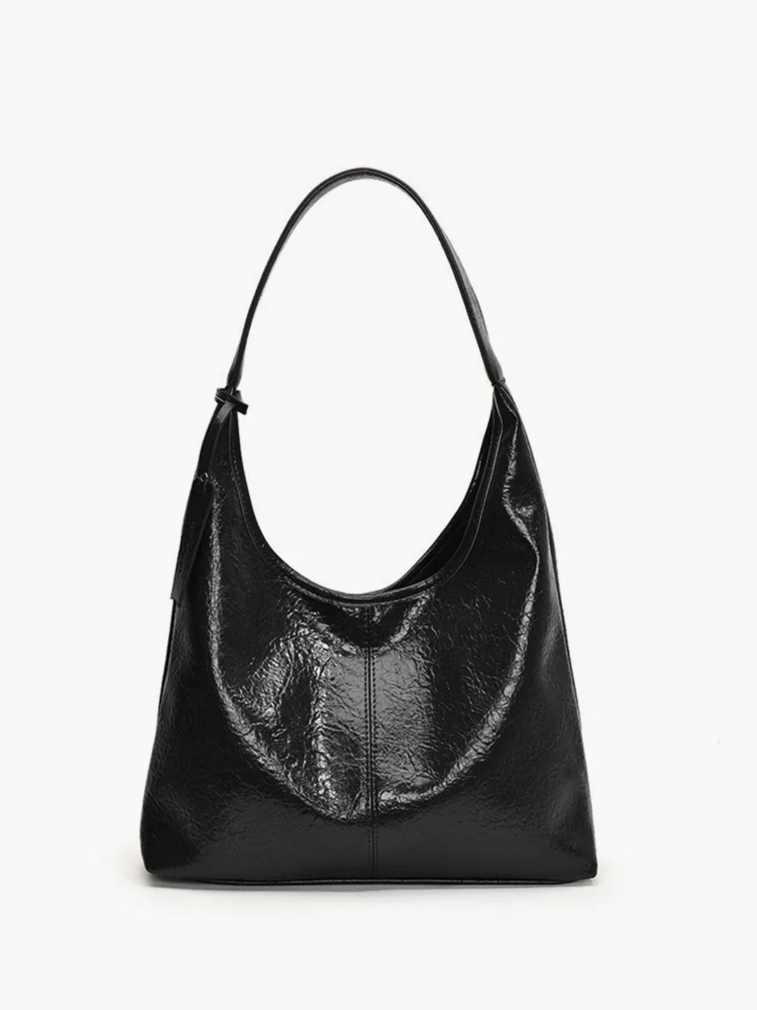 Levoire | Sac Hobo Avec Fermeture À Bouton Noir