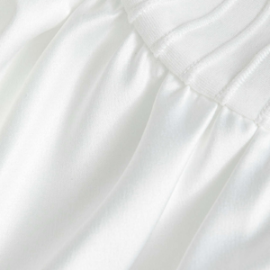 Levoire | Robe Mini Blanche Avec Détails Volants