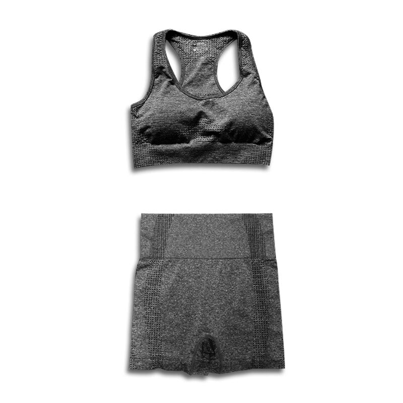 Levoire | Ensemble De Sport Avec Soutien-Gorge De Sport Gris graphite