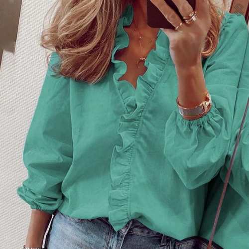 Levoire | Blouse En Lin D’Ete Pour Une Tenue Legère Et Stylee Vert