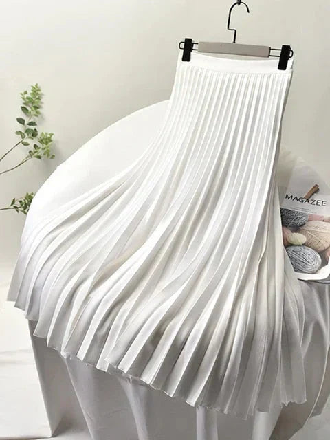 Levoire | Jupe Élégante D'Automne Pour Femmes Blanc