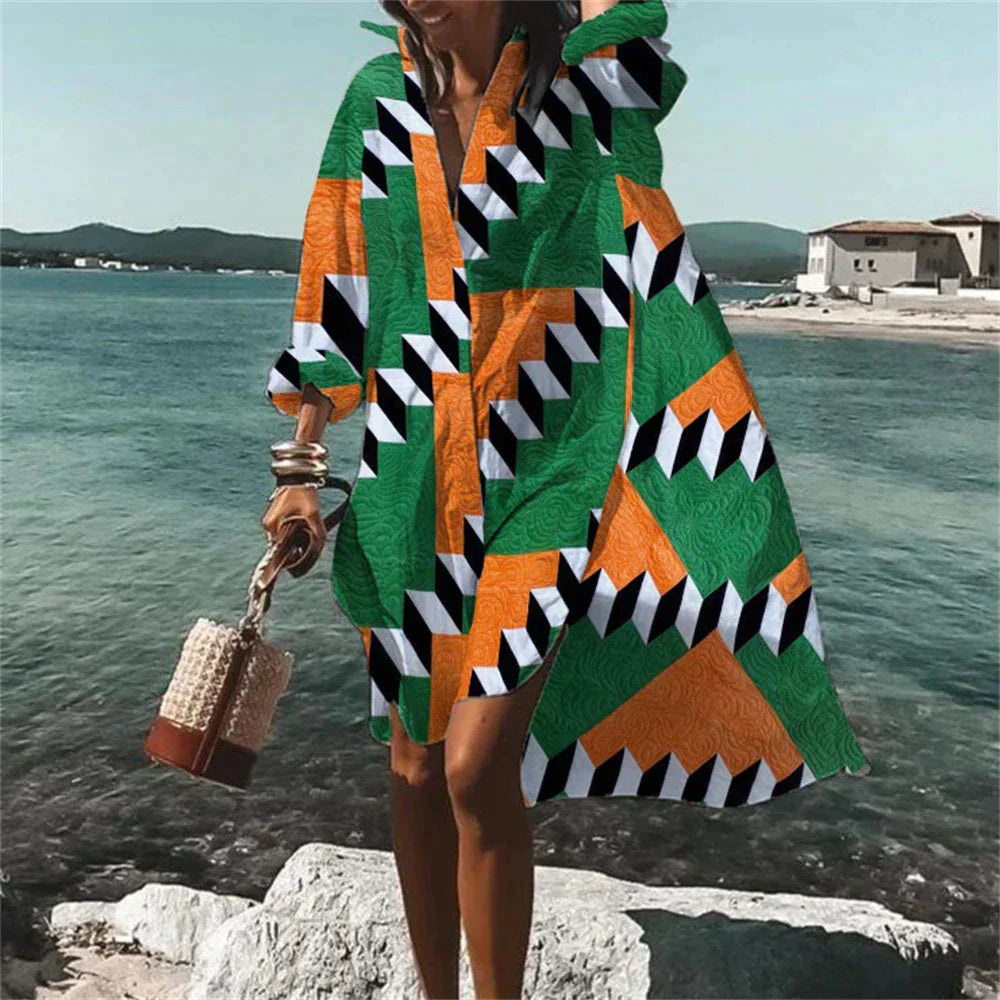 Levoire | Robe de plage élégante Verte