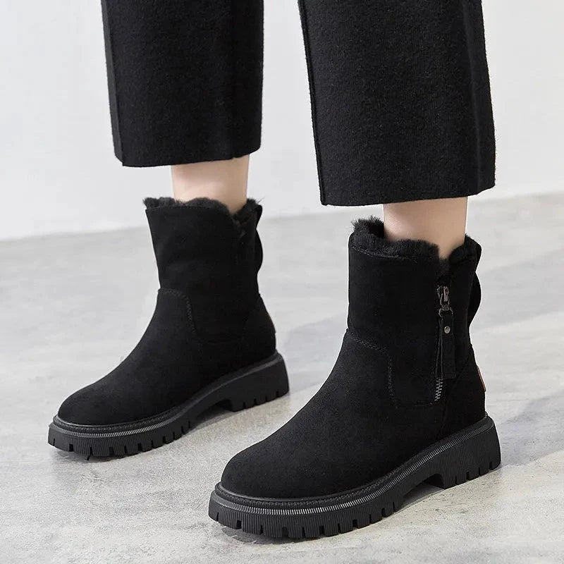 Levoire | Bottes Longues À Glissière Pour Femmes Noir