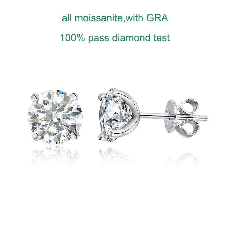 Levoire | Boucles Moissanite 0,2-2Ct tous les moissanites GRA