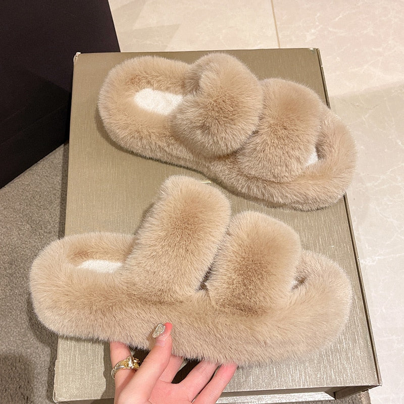Levoire | Chaussons Rembourrés Pour Femmes Beige