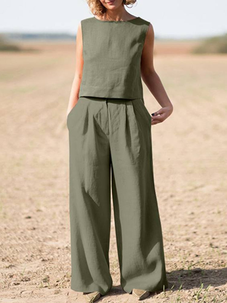 Levoire | Costume Deux Pièces Pour Femmes Vert olive