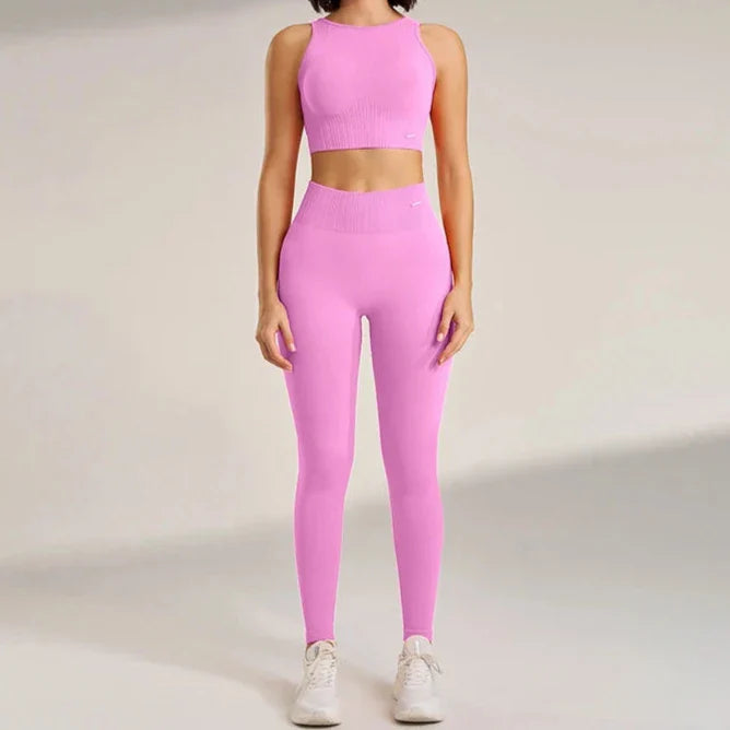 Levoire | Ensemble De Vêtements De Sport Confortable Rosa
