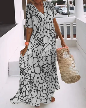 Levoire | Robe Ample Avec Décolleté En V Noir