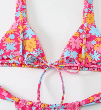 Levoire | Bikini Avec Imprimé Floral Rosa